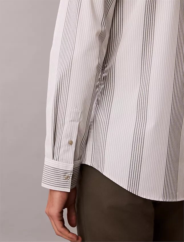 Yarn-Dyed Stripe Supima Stretch Slim Shirt Yarn-Dyed Stripe Supima Stretch Slim Shirt