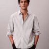 Yarn-Dyed Stripe Washed Poplin Shirt Yarn-Dyed Stripe Washed Poplin Shirt